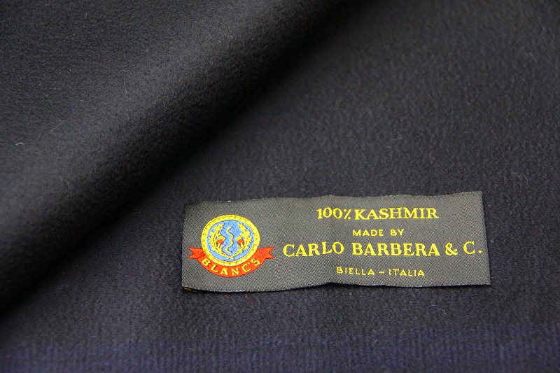 「カルロバルベラ カシミア100％」現物生地入荷　11/15(土)～売り切れ次第終了