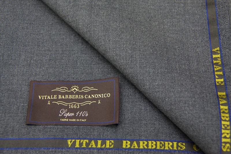 「カノニコsuper110s」現物生地入荷　1/27(火)～売り切れ次第終了