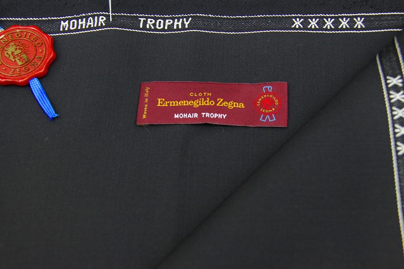 「ゼニア モヘアトロフィー」現物生地入荷　2/5(木)～売り切れ次第終了