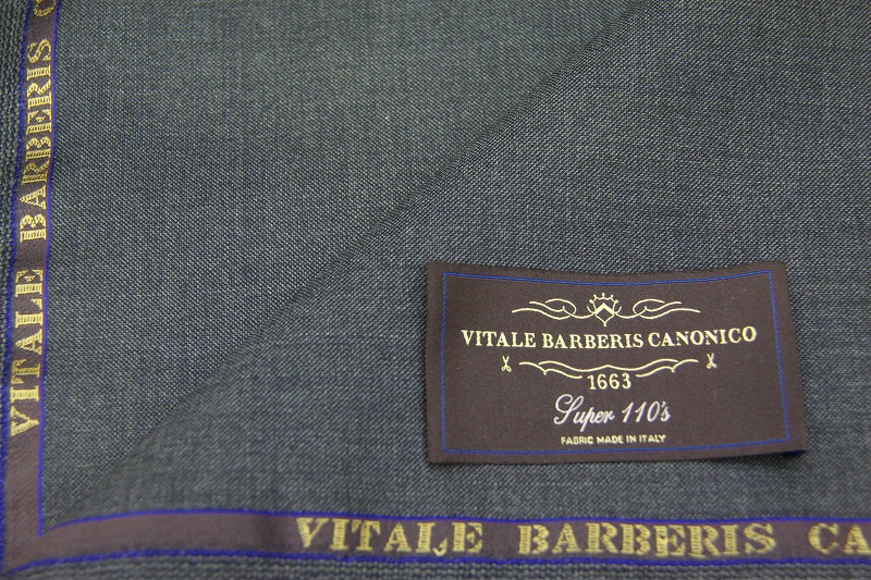 「カノニコsuper110s」現物生地入荷　2/1(日)～売り切れ次第終了